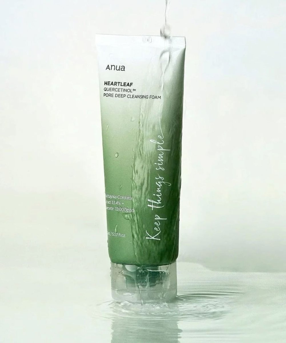 ANUA – Heartleaf Quercetinol™ Pore Deep Cleansing Foam – GlowNéa