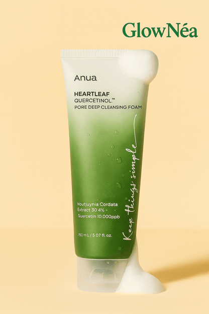 ANUA – Heartleaf Quercetinol™ Pore Deep Cleansing Foam – GlowNéa