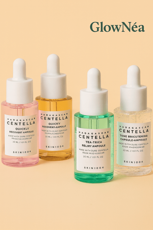 Coffret GlowNea – 4 Sérums Centella Skin1004 (4 × 30 ml) – Hydratation, Éclat & Soin Complet – GlowNéa