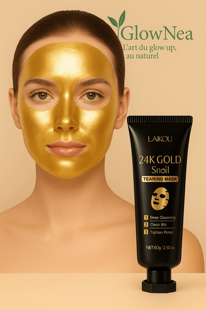 Masque 24K Gold Snail – Éclat et pureté en un geste – GlowNéa