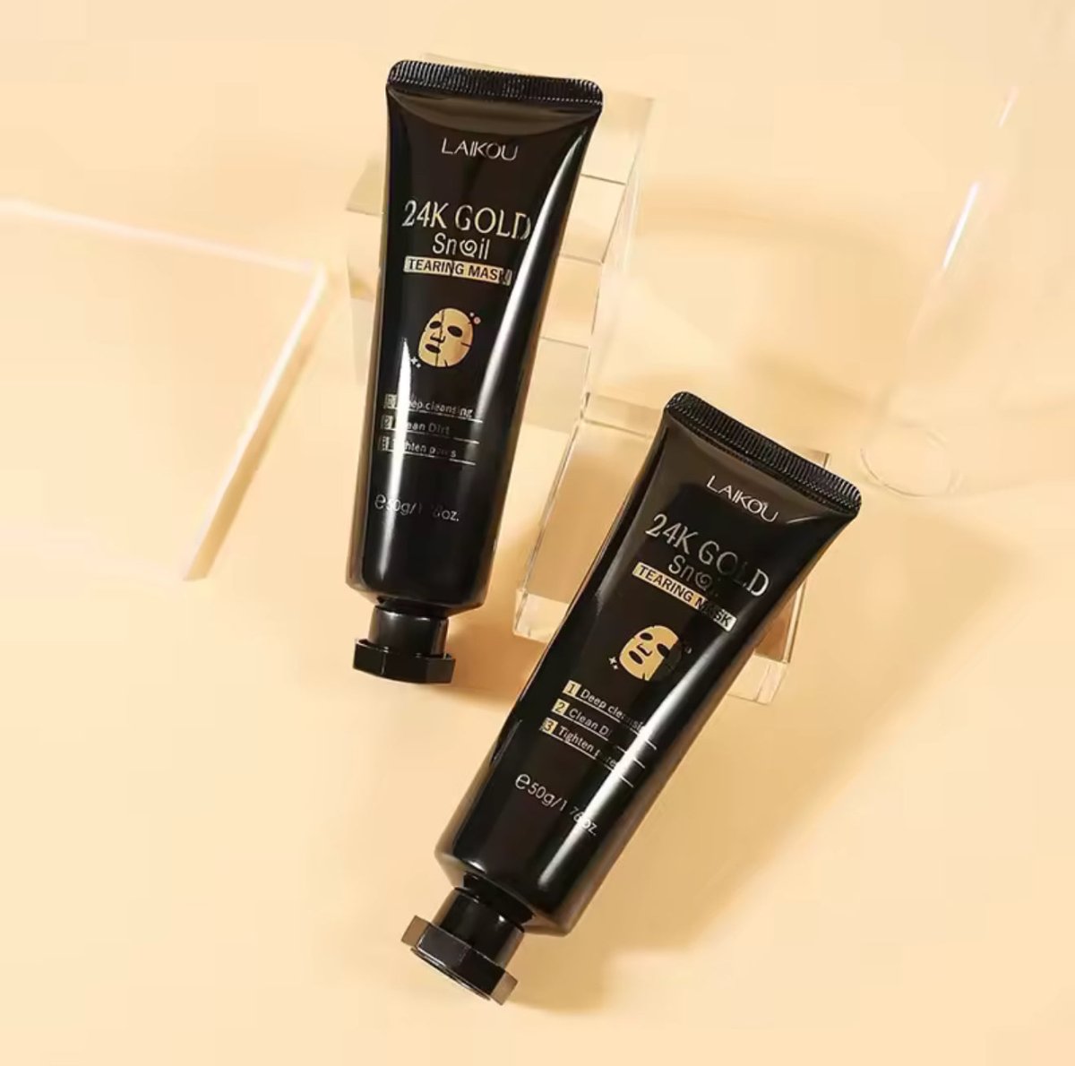 Masque 24K Gold Snail – Éclat et pureté en un geste – GlowNéa